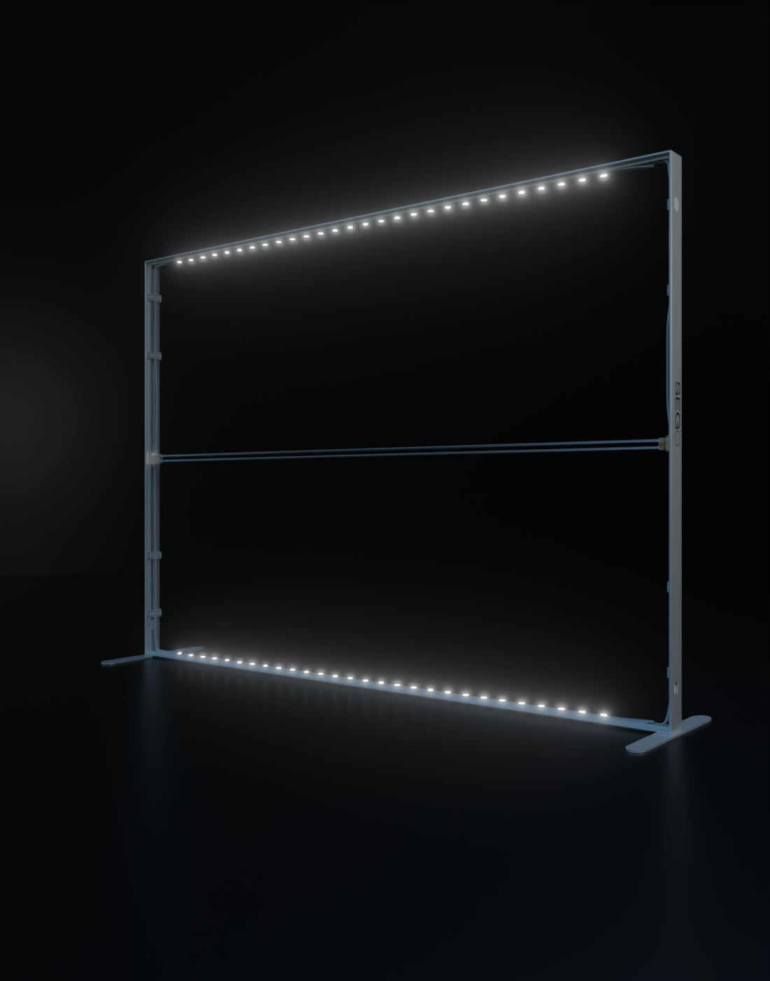 Caja de luz retroiluminada SEGO - 9,8 pies de ancho x 7,4 pies de alto