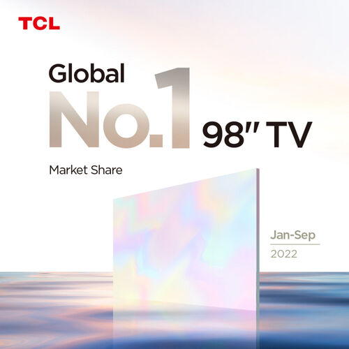 Televisor TCL de 98''