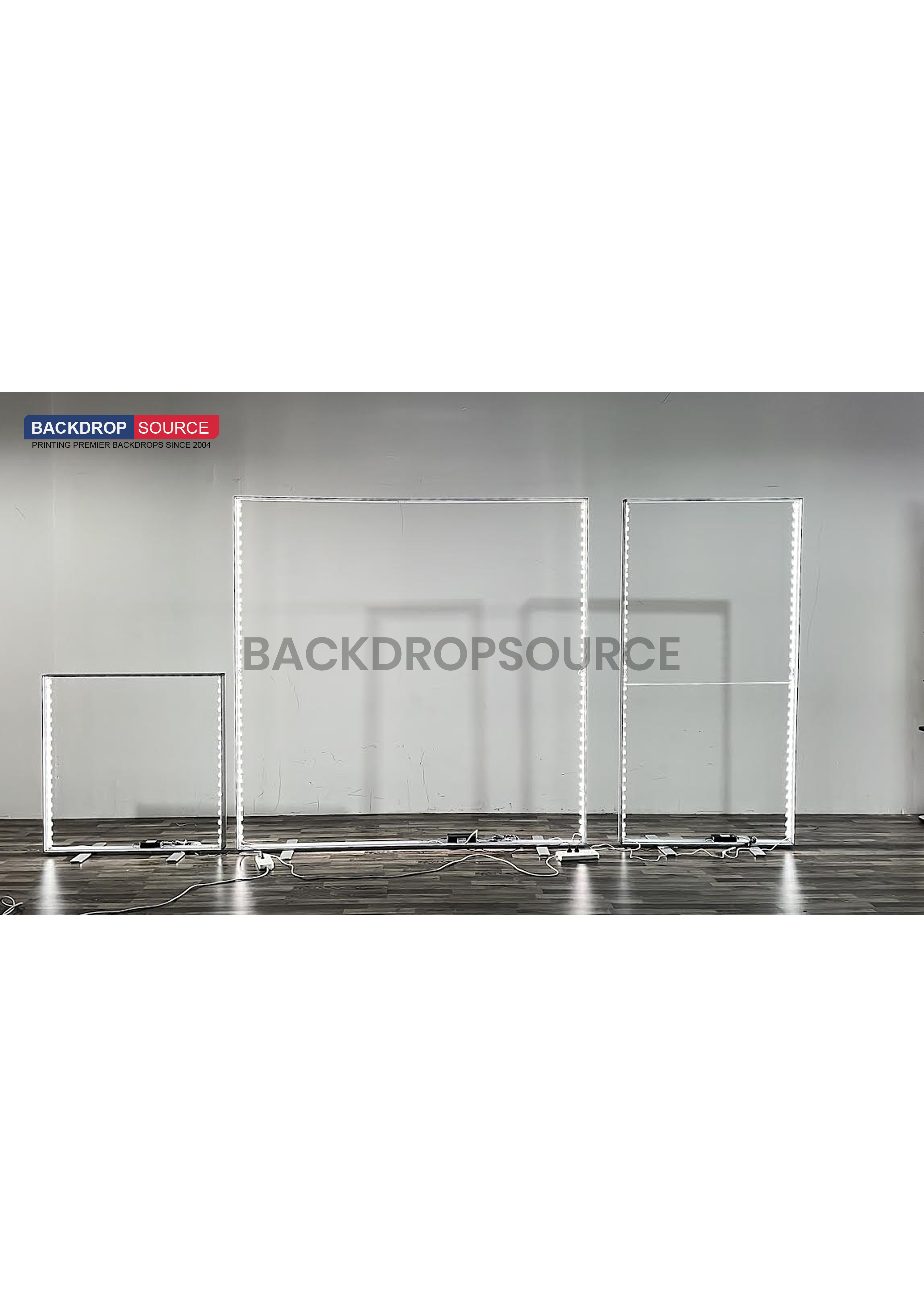 Backlit SEG Fabric Display Frame - 3.15inch Depth Aluminum Profile