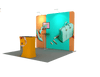Portable Exhibit Display 10ft - Model 1 - Backdropsource