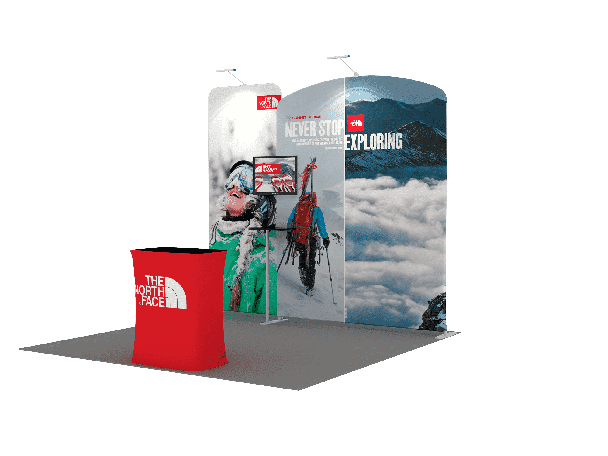 Portable Exhibit Display 10ft - Model 2 - Backdropsource