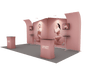 Portable Exhibit Display 20ft - Model 3 - Backdropsource