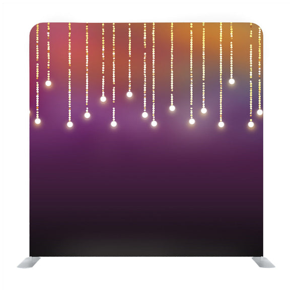 Abstract Background Of Glowing Balls Spherical Luminous Bulb Media Wall - Backdropsource