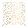 Abstract Light Three-Dimensional Background Of A Set Of Triangular Elements Of Parametric Variable Height And Shape With Metallic Shiny Edges. Media Wall - Backdropsource