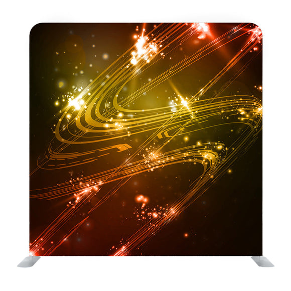 Abstract Background, Shiny Space Futuristic Wave Media Wall - Backdropsource