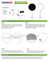 Soporte para globos de aluminio / Soporte para globos con forma de signo de interrogación