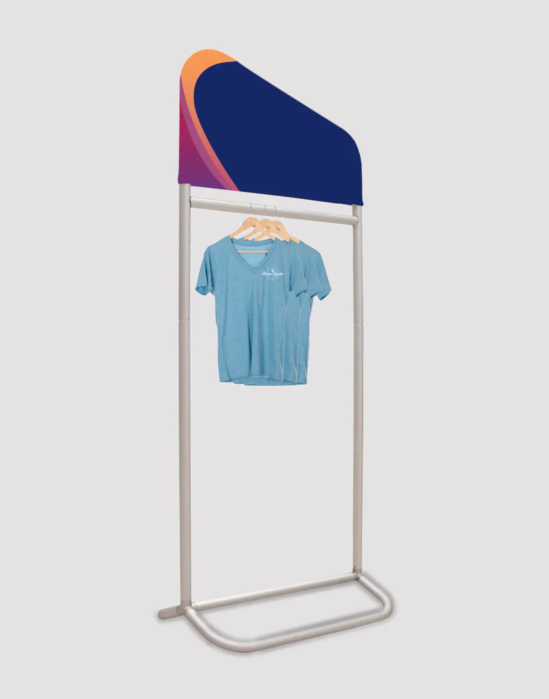 Muro de ropa inclinado