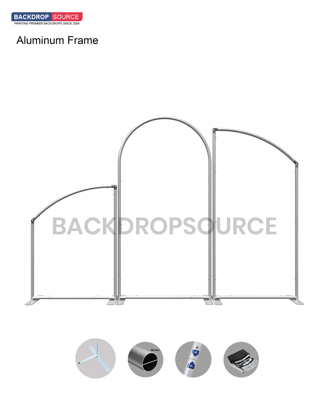 Conjuntos de fiesta de arco con pedestal - Modelo 2
