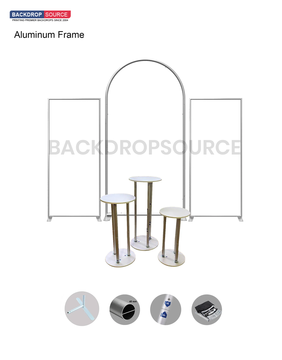 Conjuntos de fiesta de arco con pedestal - Modelo 3