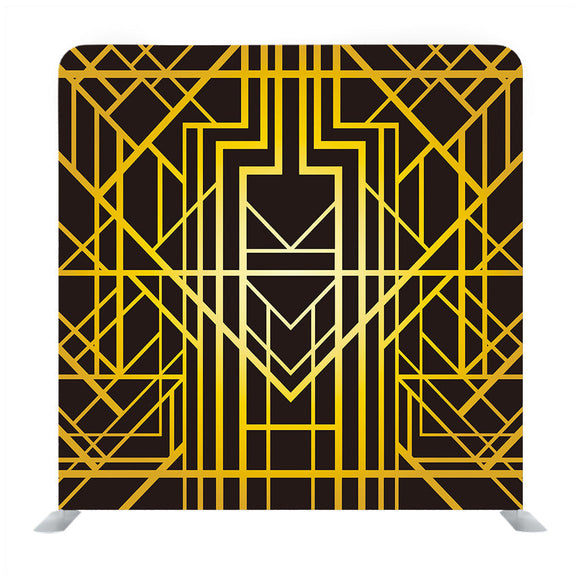 Art Deco Geometric Pattern Media Wall - Backdropsource