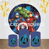 Hulk Avengers Event Party Round Backdrop Kit - Backdropsource