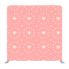 Baby pink heart pattern with pink backdrop - Backdropsource