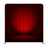 Background With Red Velvet Curtain And Spotlight Media Wall - Backdropsource