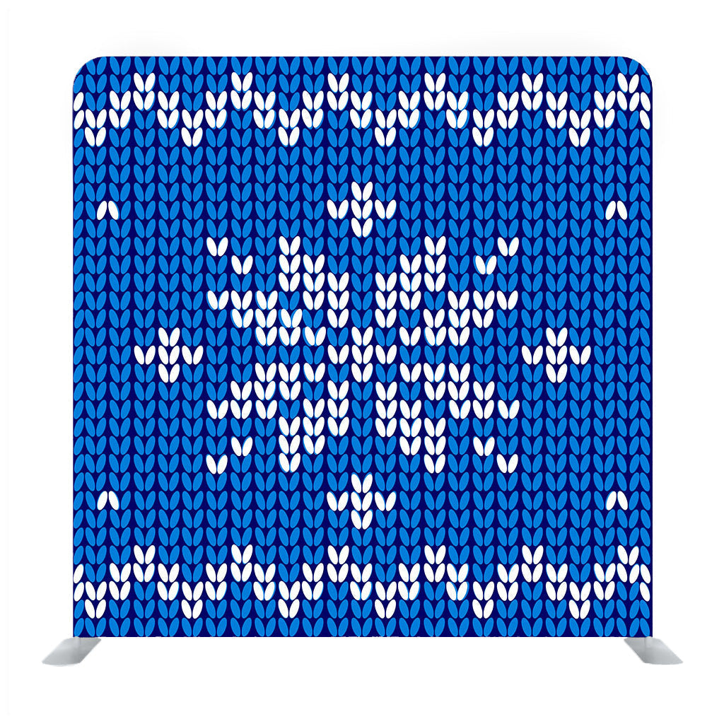 Beautiful Blue Light Bokeh Media Wall - Backdropsource