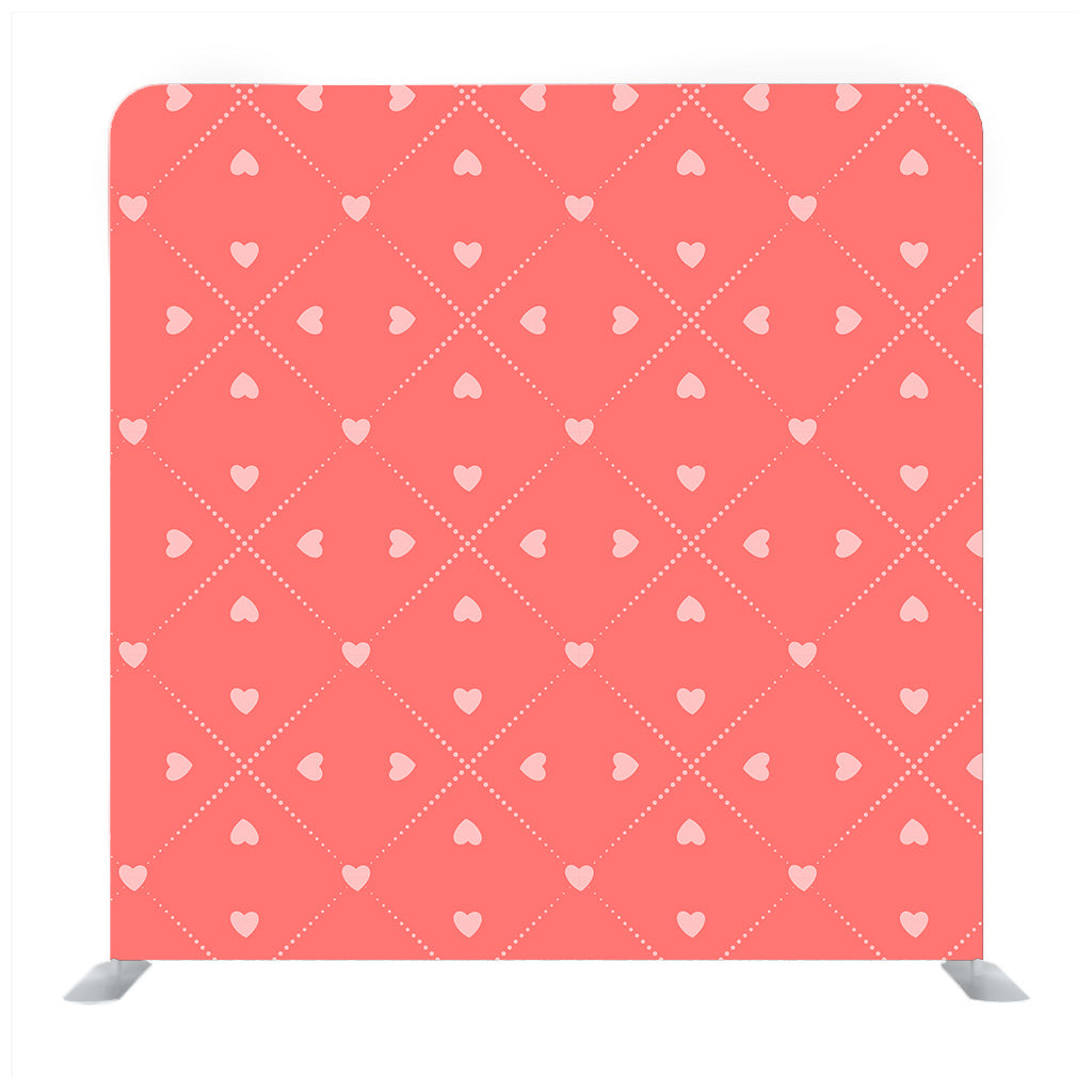 Beautiful  vector pattern with Pink hearts symbols Backdrop - Backdropsource