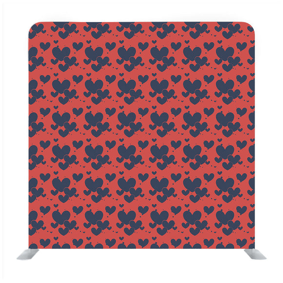 Black Hearts Wallpaper Media Wall - Backdropsource