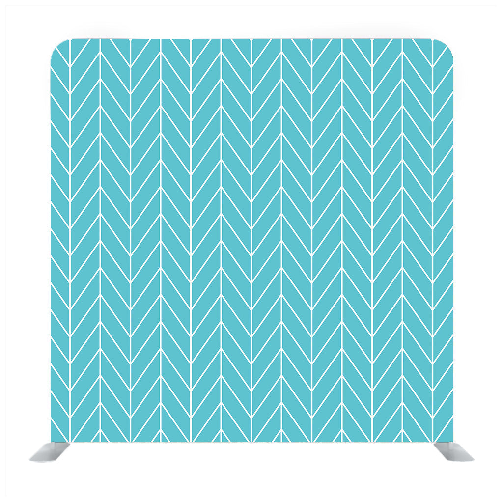 Blue With White Zig Zag Line Pattern Backdrop - Backdropsource