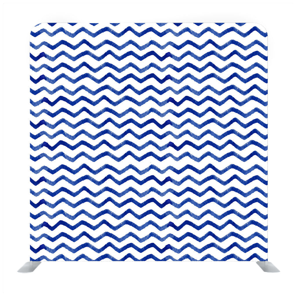 Blue watercolor zigzag pattern Background Backdrop - Backdropsource