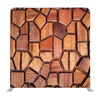 Brown Wooden Puzzles Media Wall - Backdropsource