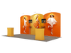 Portable Exhibit Display 20ft - Model 11 - Backdropsource