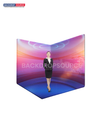 Stand de exhibición con impresión personalizada (cubre 2 paredes)