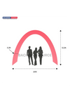 20ft C-Shaped Tension Fabric Arch Display