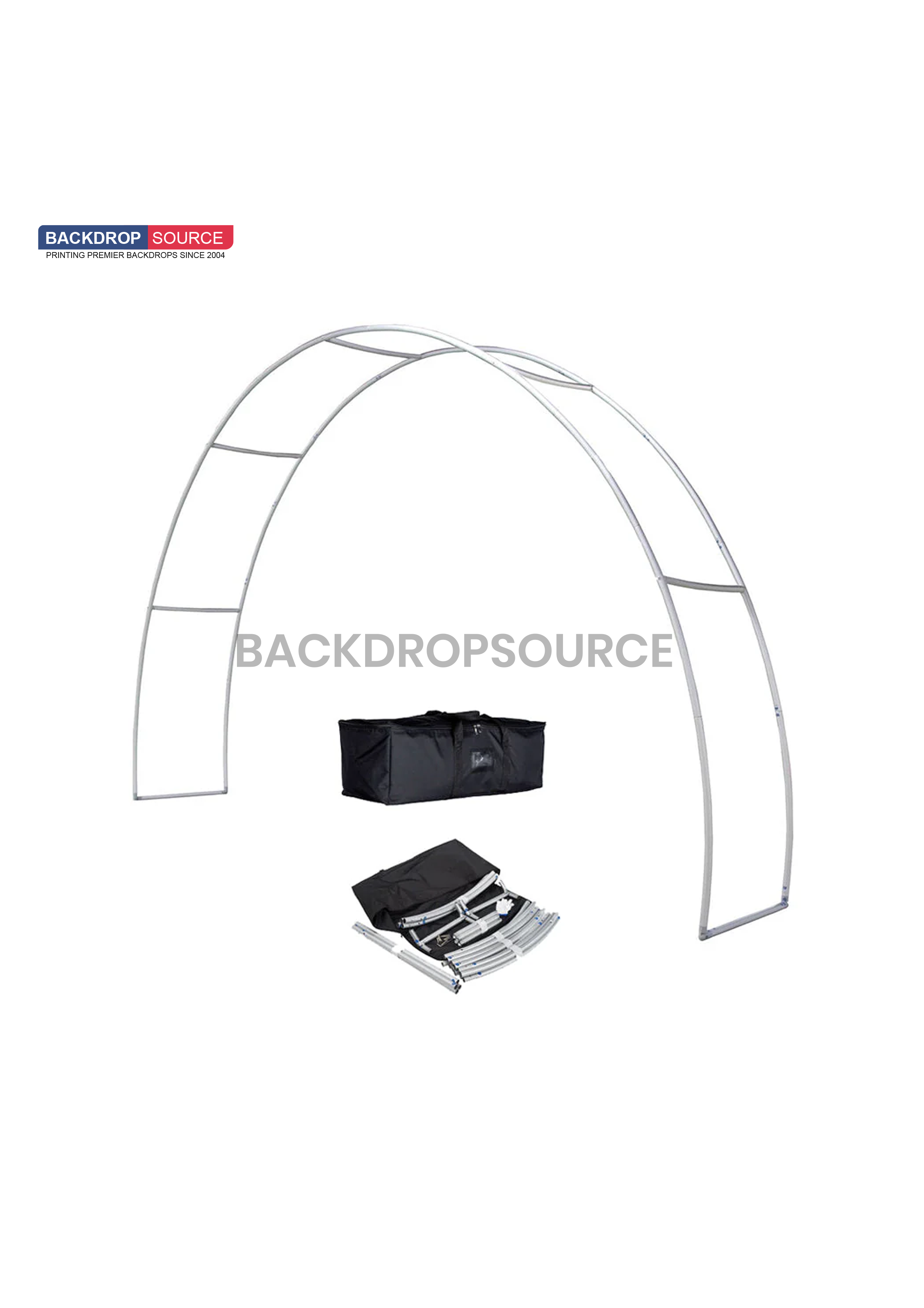 20ft C-Shaped Tension Fabric Arch Display