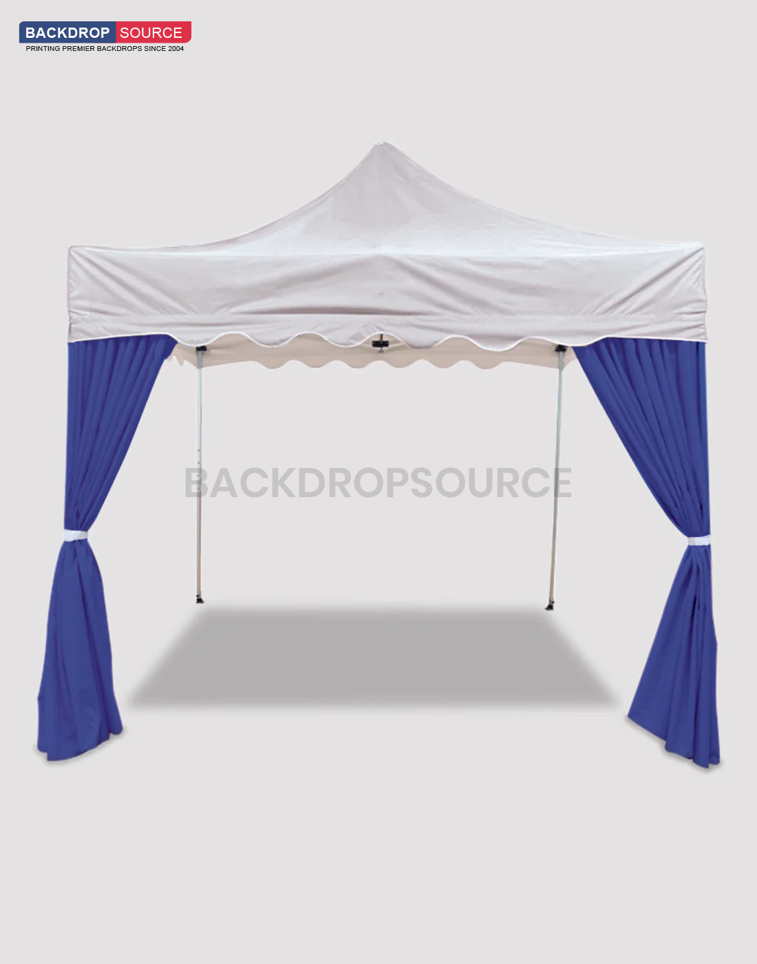 Carpa con dosel - Cortinas de esquina