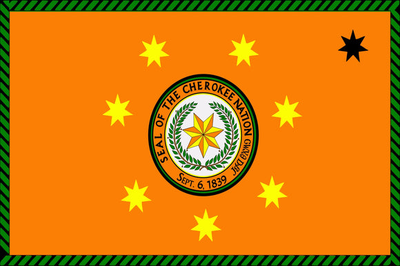 Cherokee Nation Flag - Backdropsource