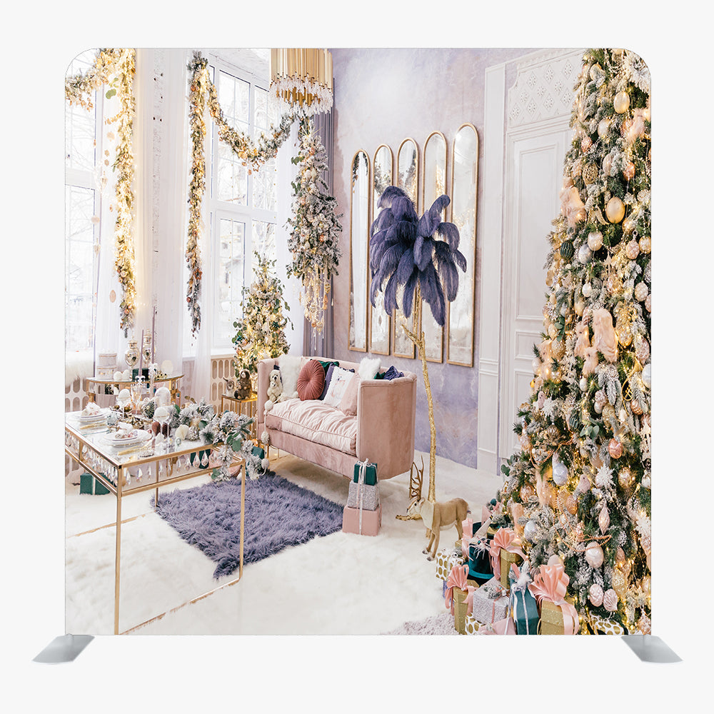 Christmas STRAIGHT TENSION FABRIC MEDIA WALL - 120 - Backdropsource