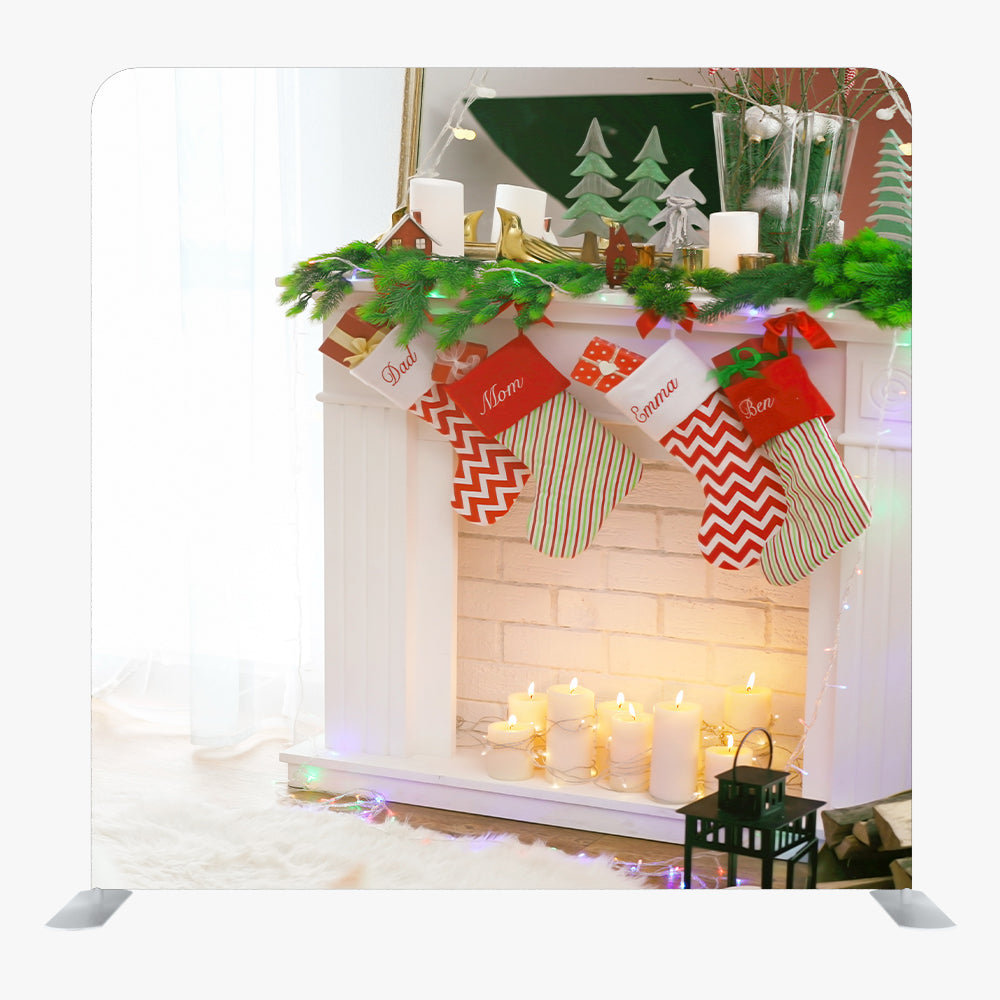 Christmas STRAIGHT TENSION FABRIC MEDIA WALL - 88 - Backdropsource