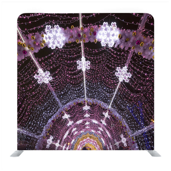 Christmas Lighting Decoration Media Wall - Backdropsource