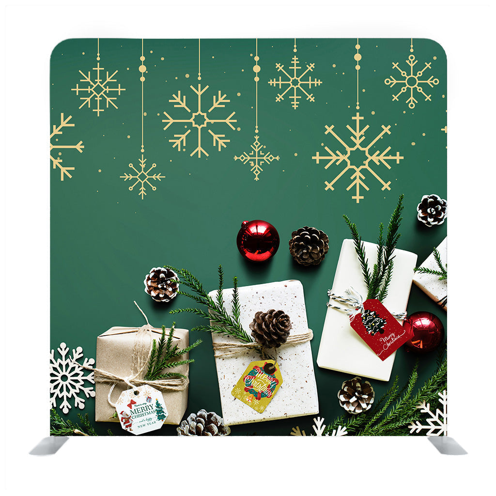 Christmas Season Decoration Design Wallpaper Backdrop - Backdropsource