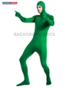 Traje de cuerpo verde croma