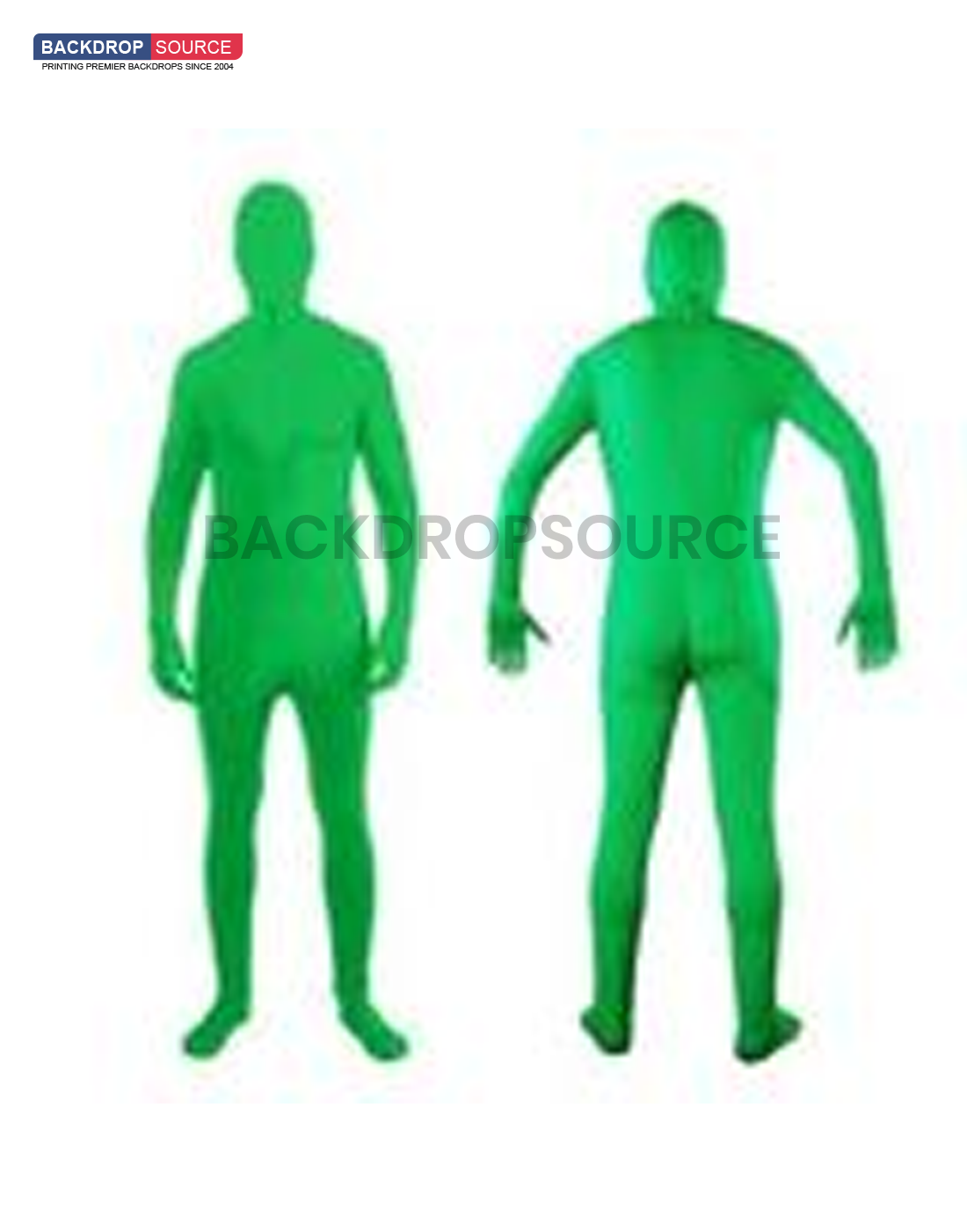 Traje de cuerpo verde croma