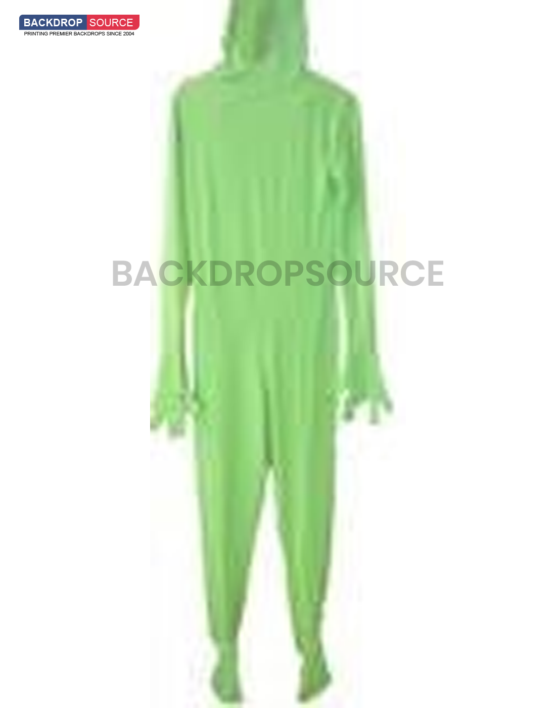 Traje de cuerpo verde croma