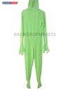 Traje de cuerpo verde croma