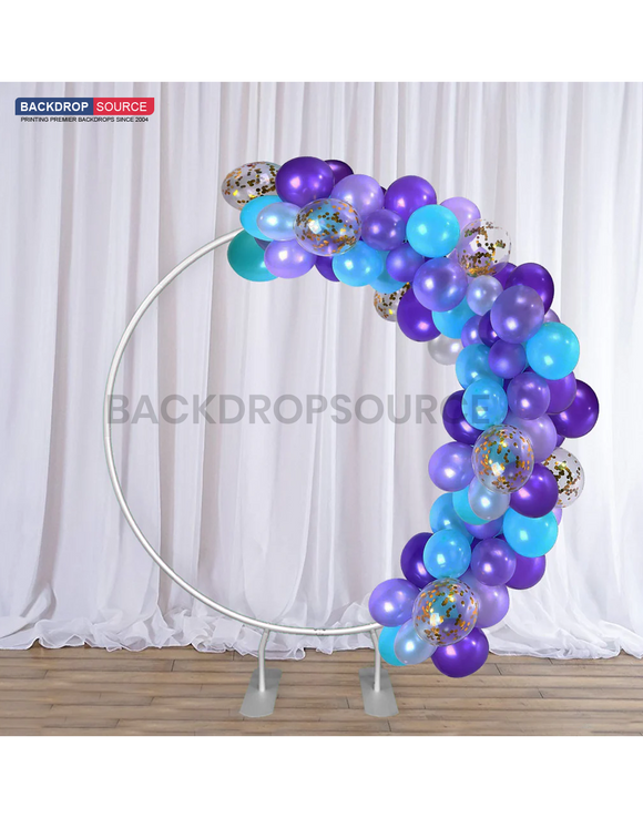 Soporte de fondo circular (diámetro de 79 pulgadas) para decoraciones de bodas y fiestas de cumpleaños