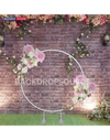 Soporte de fondo circular (diámetro de 79 pulgadas) para decoraciones de bodas y fiestas de cumpleaños