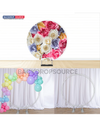 Soporte de fondo circular (diámetro de 79 pulgadas) para decoraciones de bodas y fiestas de cumpleaños