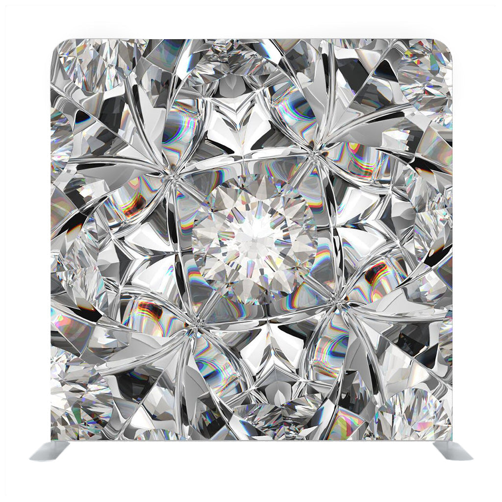 Colorful Crystal Diamond Closeup Pattern Media Wall - Backdropsource