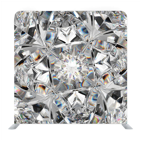 Colorful Crystal Diamond Closeup Pattern Media Wall - Backdropsource