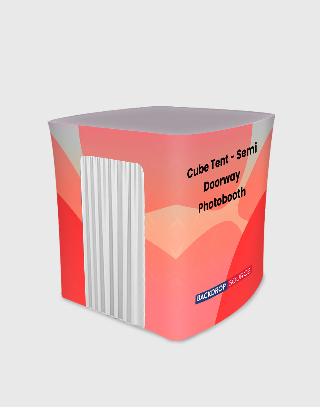 Carpa Cubo - Fotomatón con entrada semiabierta