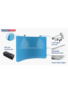 Kit de pared trasera curva con foco LED