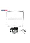 Curved Tension Fabric Portable Media Wall