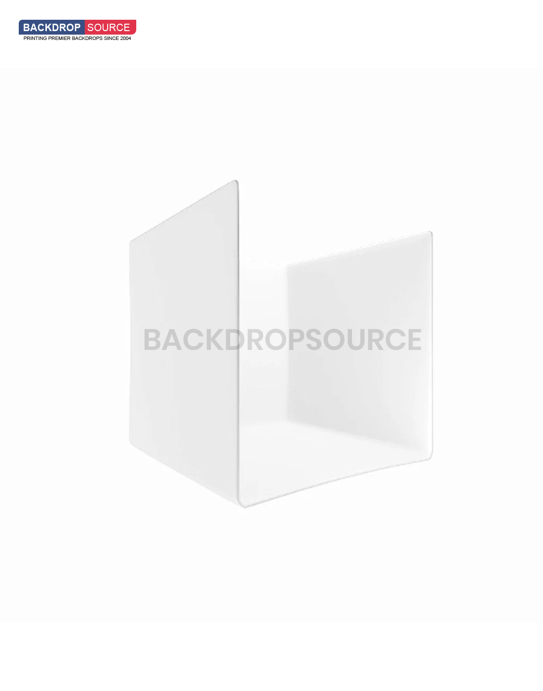 Stand de exhibición en forma de U con impresión personalizada (cubre 3 paredes/lados)
