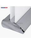 Banner enrollable de base ancha de doble cara