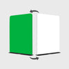 Chroma Green/White Backdrop for Backgrounds (Size 2m wide x 2.3m high) - Backdropsource