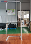 Expositor con estantes y soporte para TV