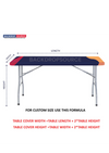 Cubierta de mesa ajustable